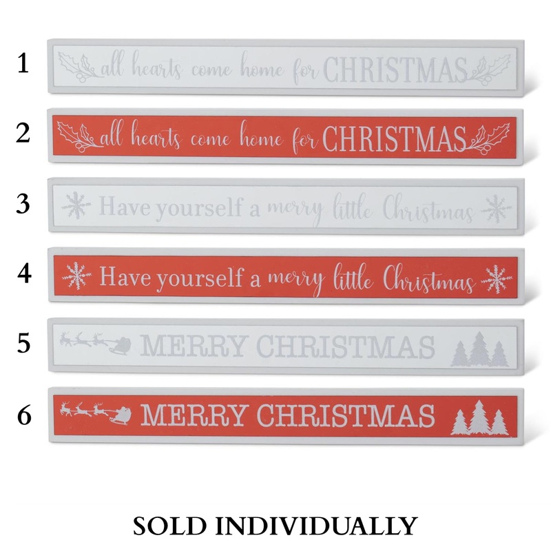 Holiday Message Tabletop Sign, 15.75 (6 styles – sold individually)