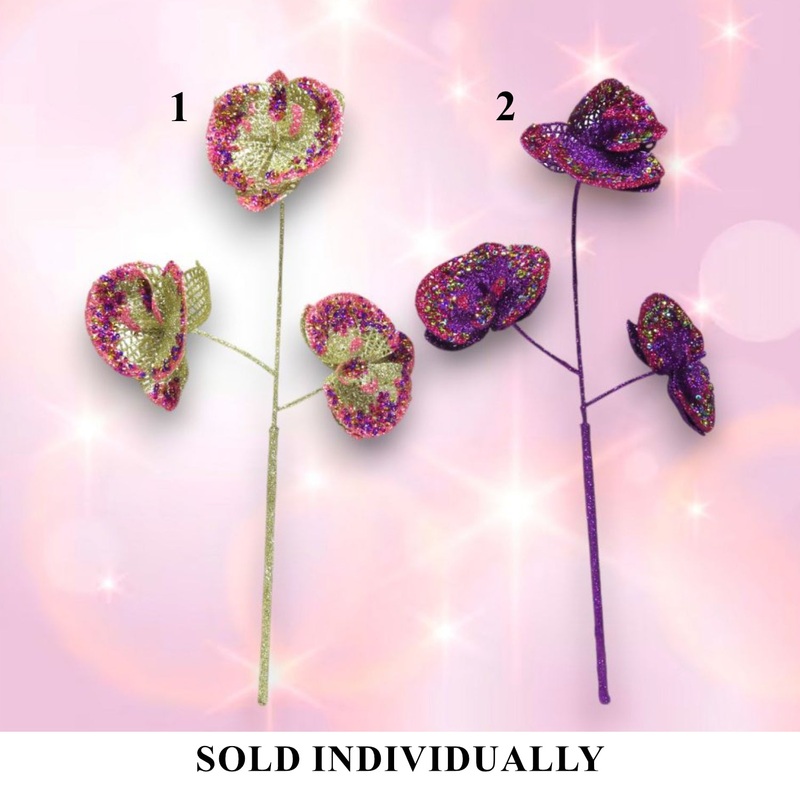 Pink/Purple Flower Pick (2 styles – sold individually)