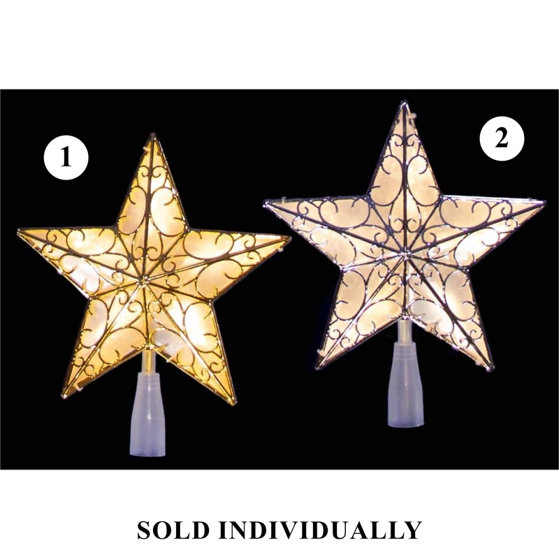 Star Tree Topper, 9 (2 styles – sold individually)