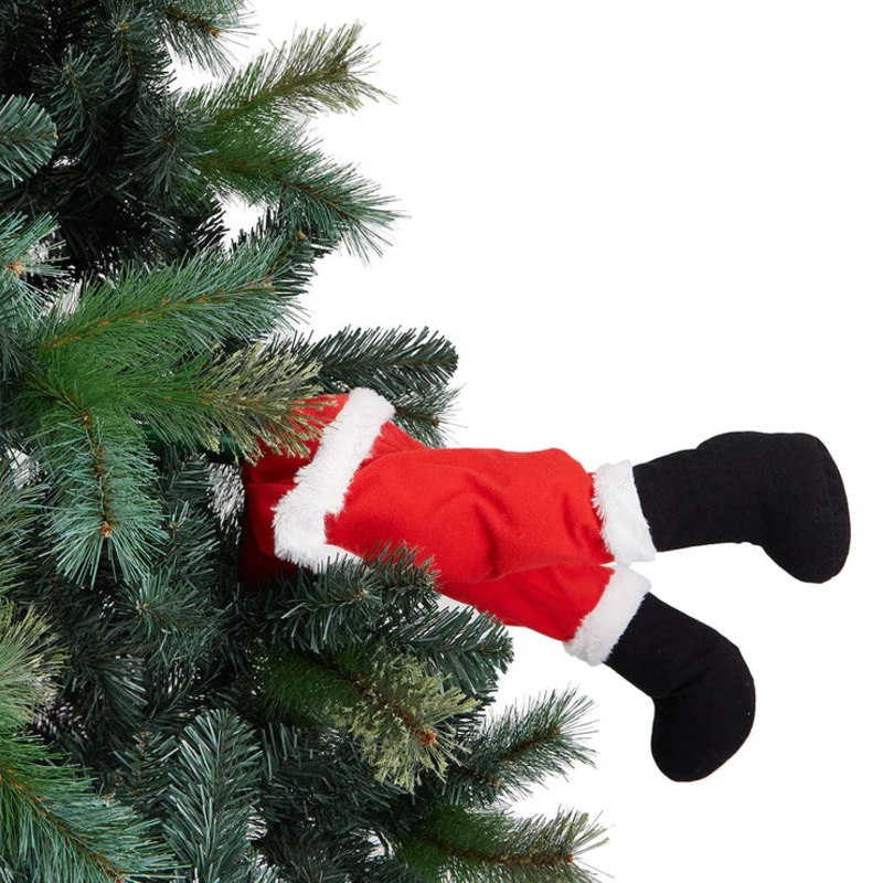 13.5L Animated Santa Legs Tree Decor