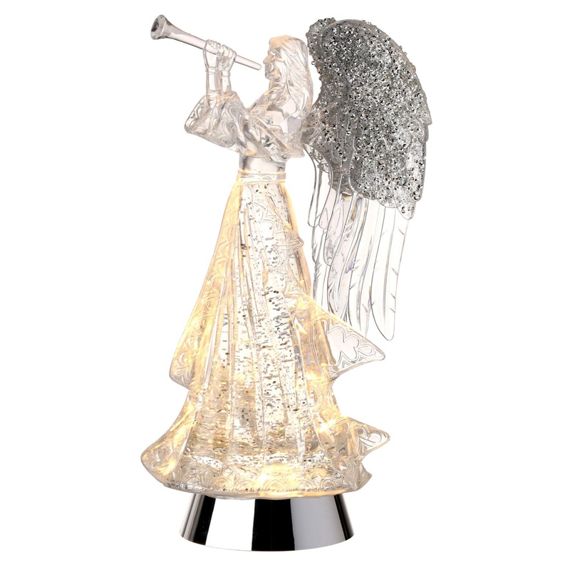 14 LED Acrylic Angel Water Globe