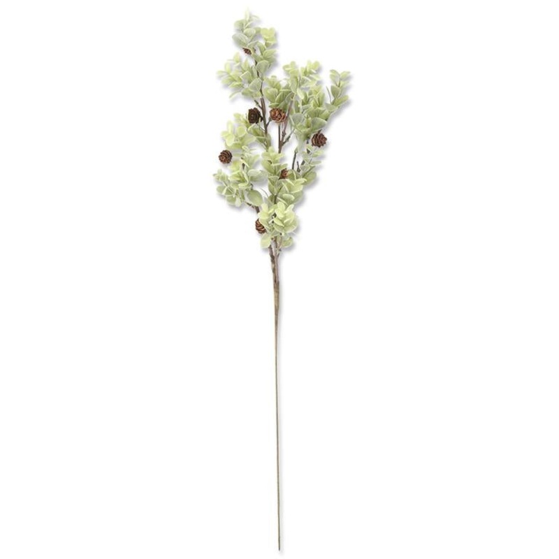 27 Powered Eucalyptus Stem w/Mini Pinecones