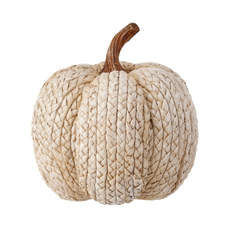 8.5 Resin Rattan Weave Pumpkin