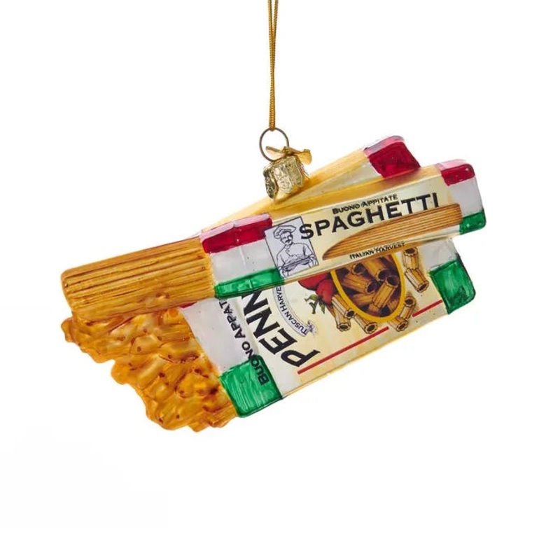 Noble Gems Glass Pasta Boxes Ornament
