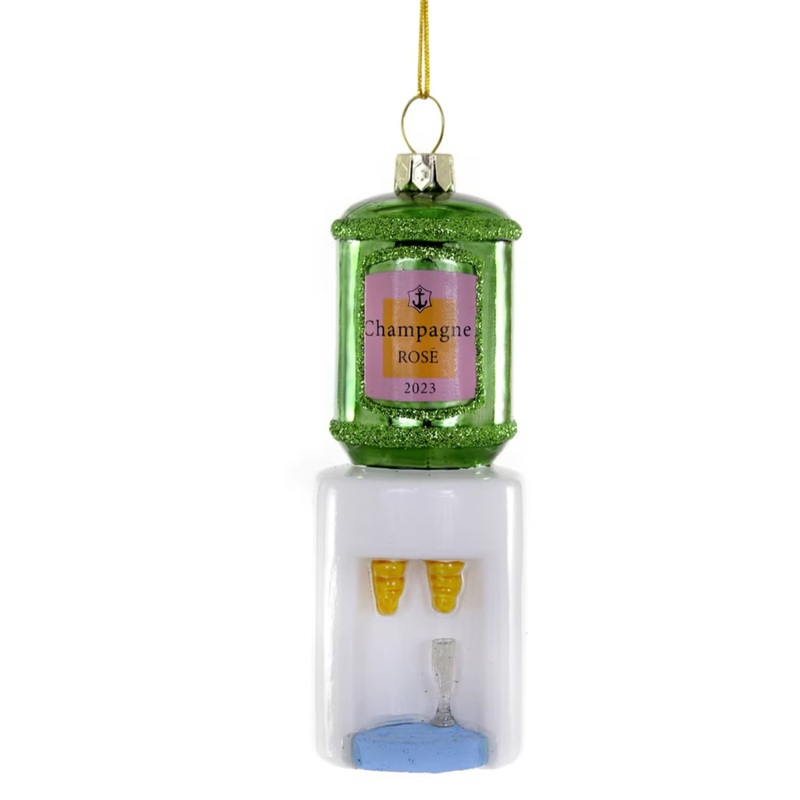 Ros Cooler Glass Ornament, 4.5