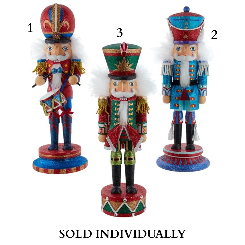 15 Hollywood Nutcrackers Colorful Soldier Nutcrackers (3 Styles  Sold individually)