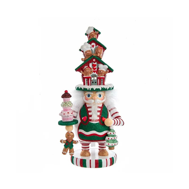 15 Hollywood Nutcrackers LED Gingerbread House Hat Nutcracker