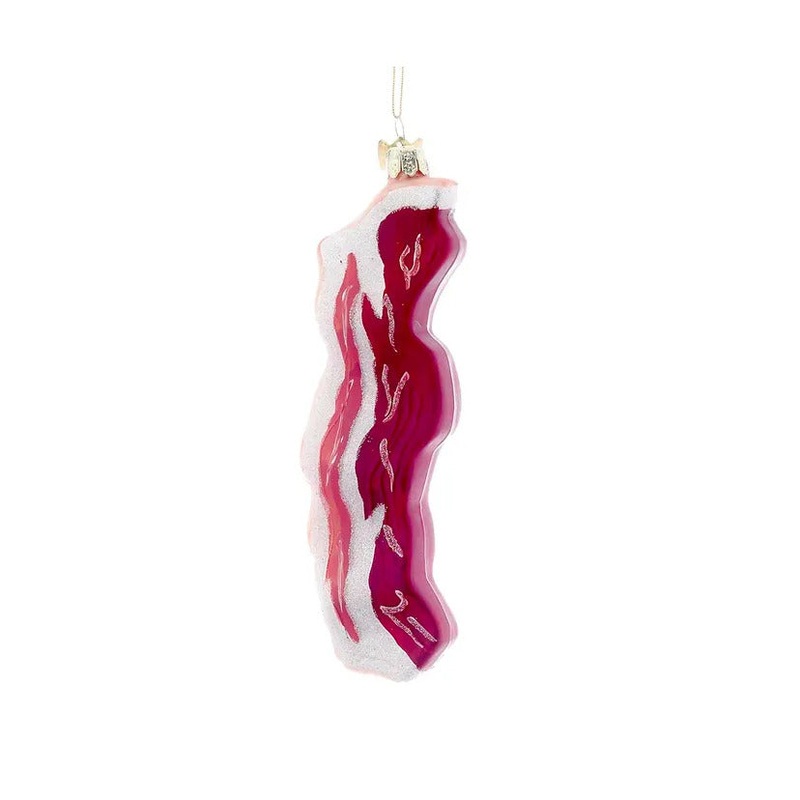 Noble Gems Bacon Glass Ornament