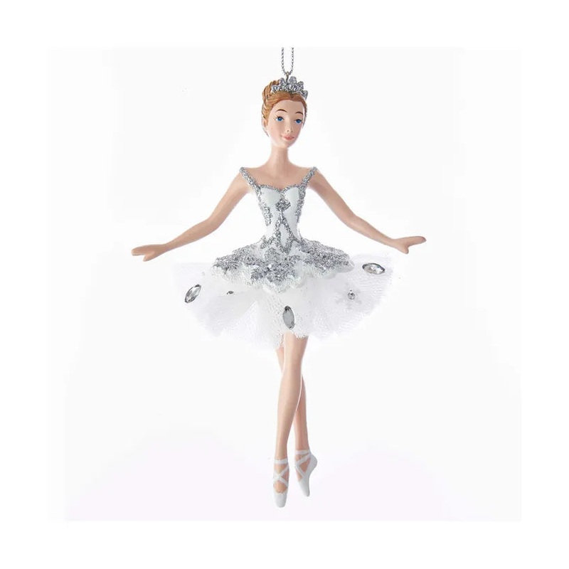 Snow Queen Ballerina Ornament, 5.75