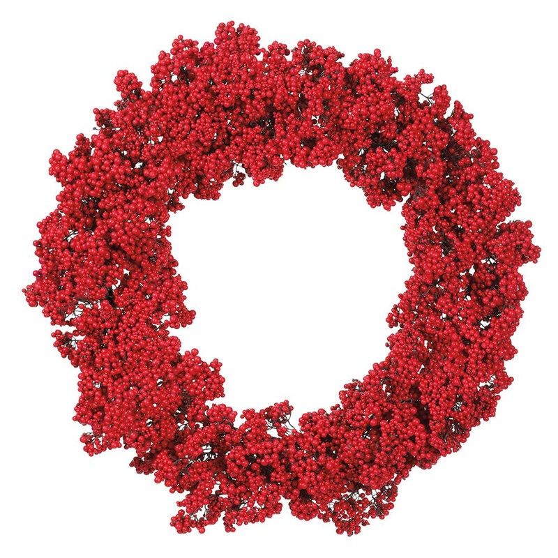 31.5 Berry Wreath (Red)