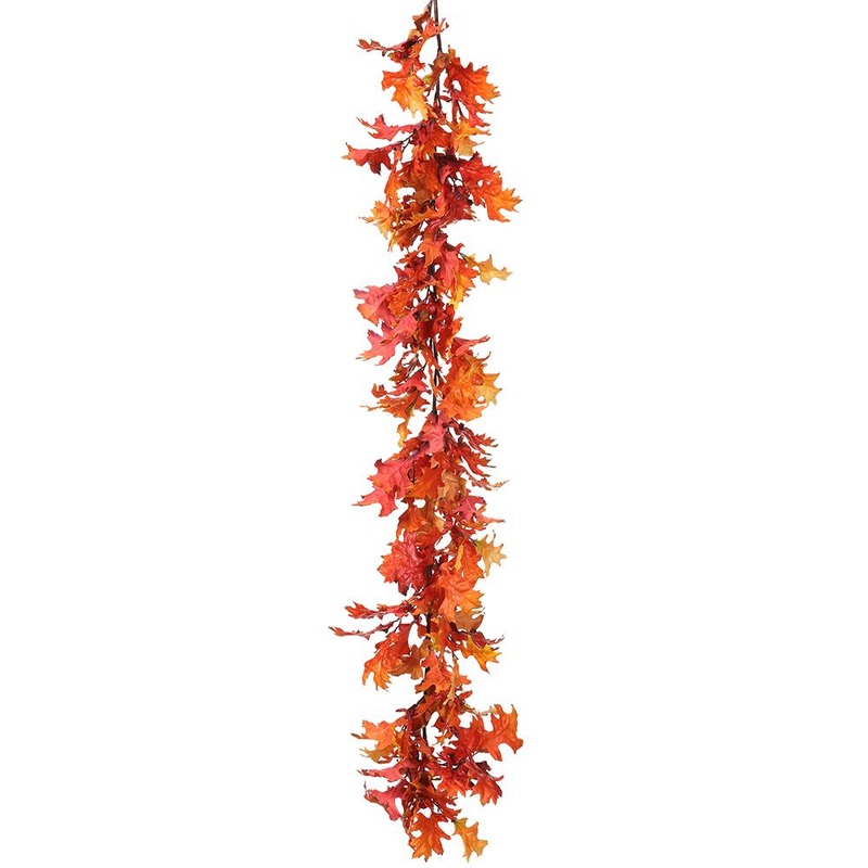 69 Oak Leaf Garland, Orange