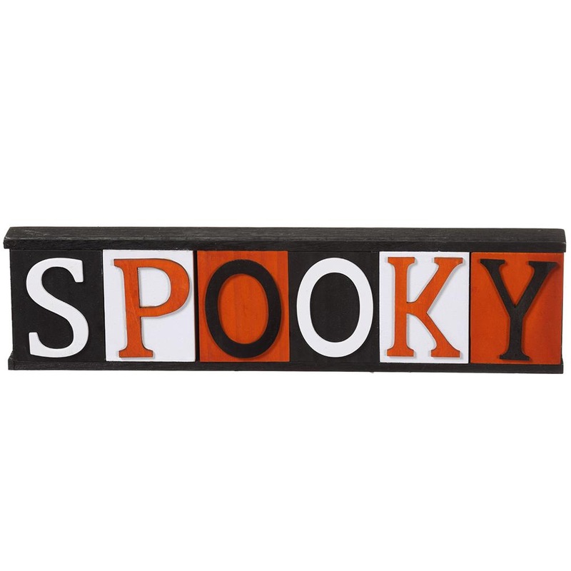 SPOOKY Table Top, 4 (Orange / Black)