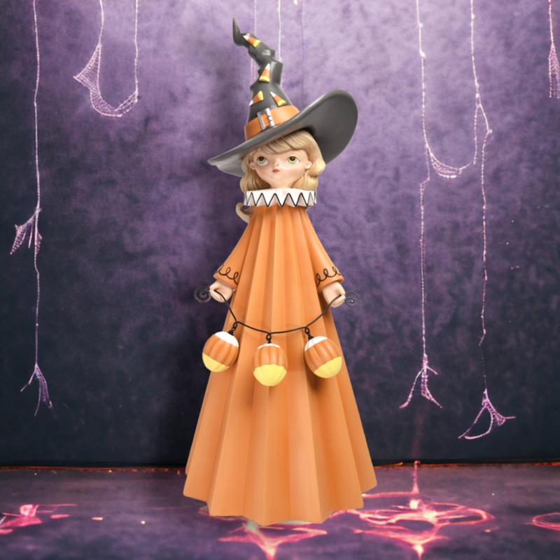 24 Witch Girl w/Candy Corn
