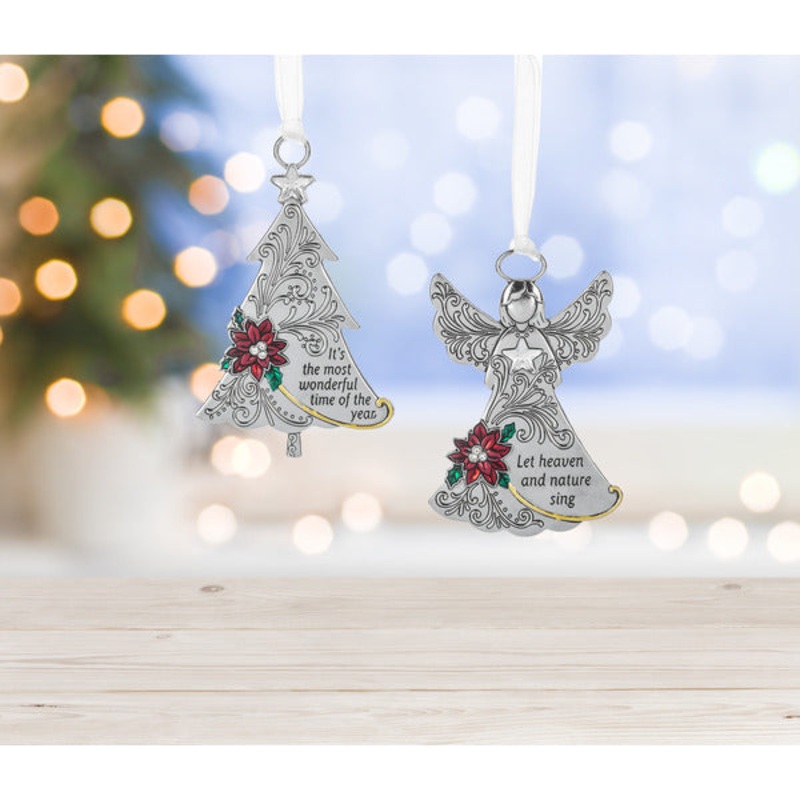 3.25 Ornaments Inspirational Sayings for Christmas (24 Styles to Choose)