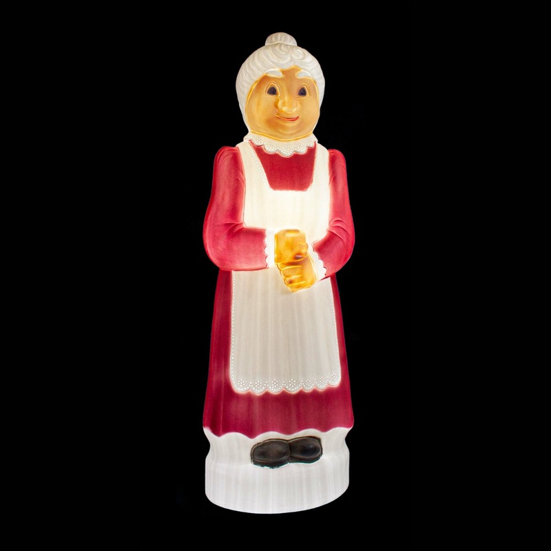 40 Lit Blow-Mold Mrs. Claus