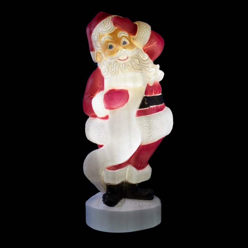 43 Lit Blow-Mold Santa (Pick up only)