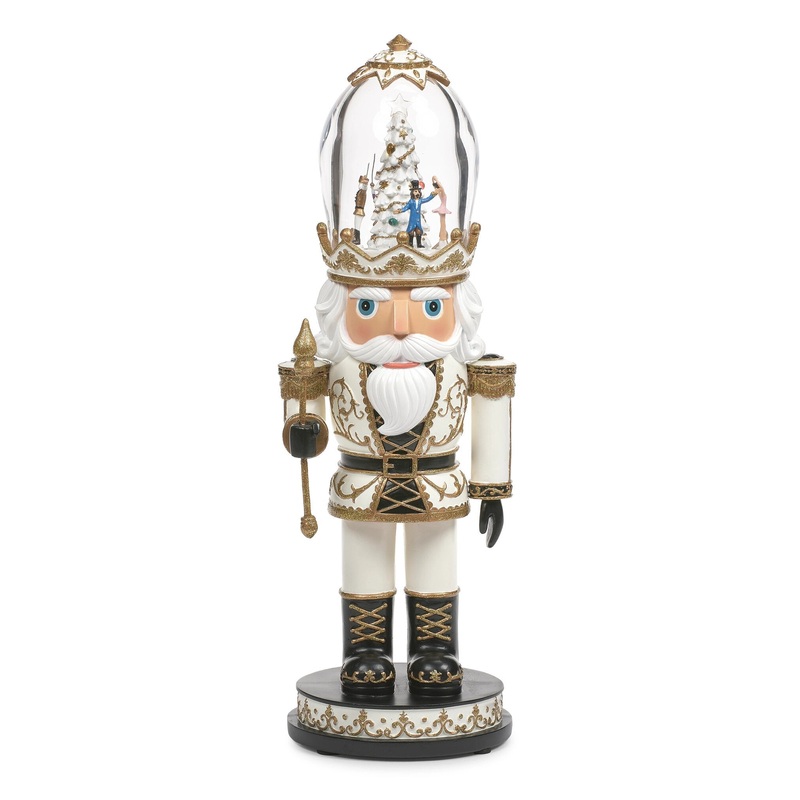 Lighted Musical Nutcracker W/ Rotation, 16