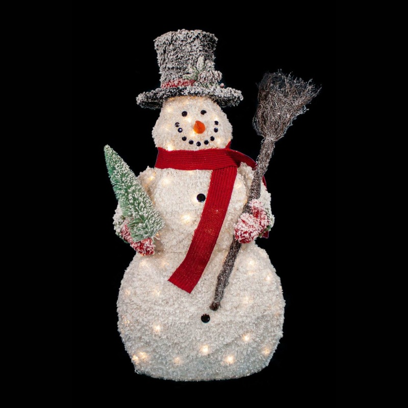 Lighted Snowman, 48