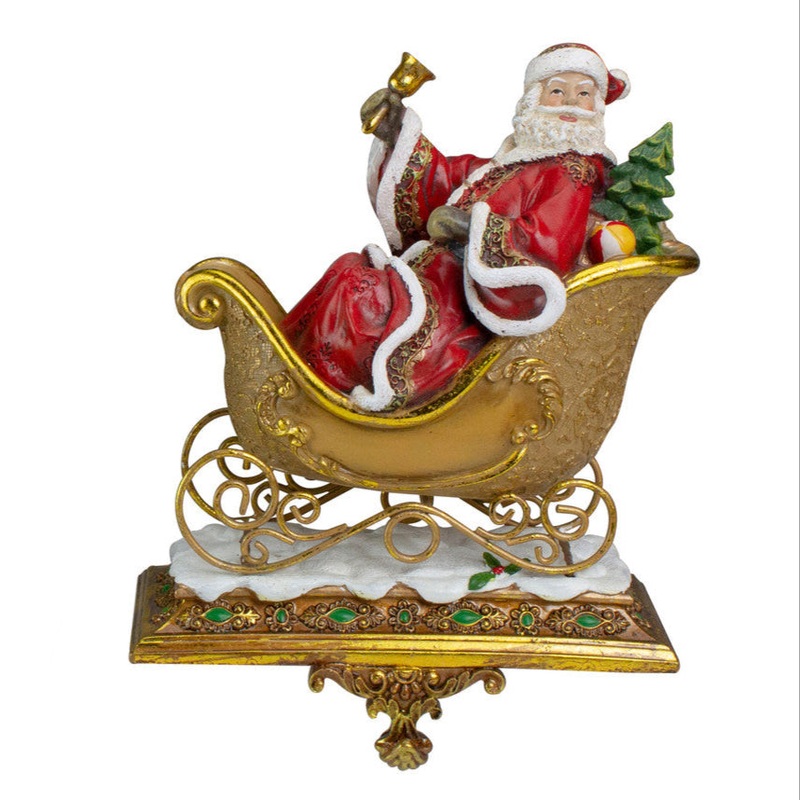 Santa Claus Christmas Stocking Holder, 9.25