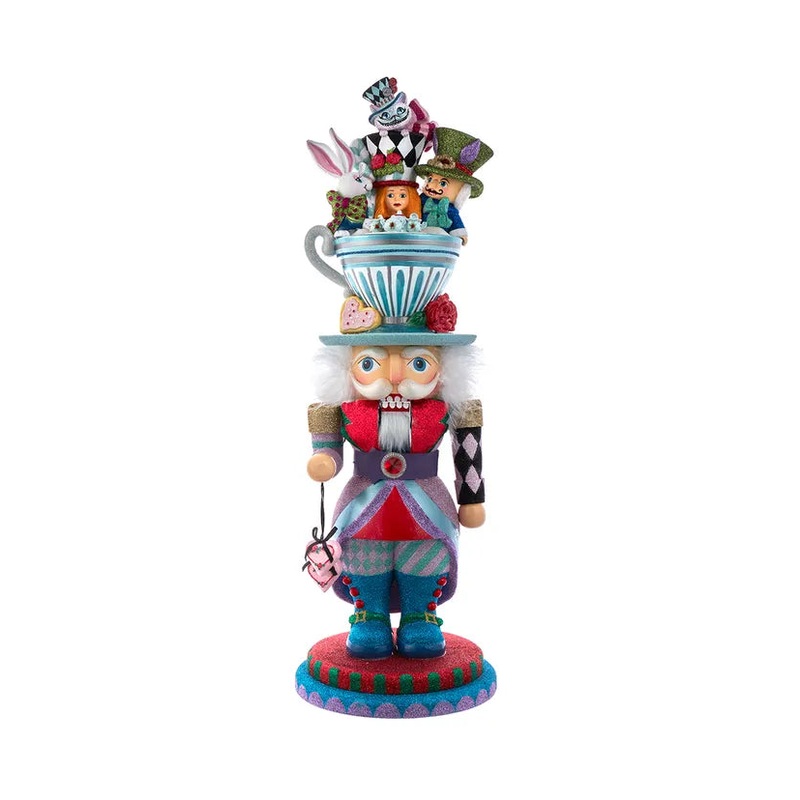24 Hollywood Nutcrackers Alice Teacup Party Hat Nutcracker