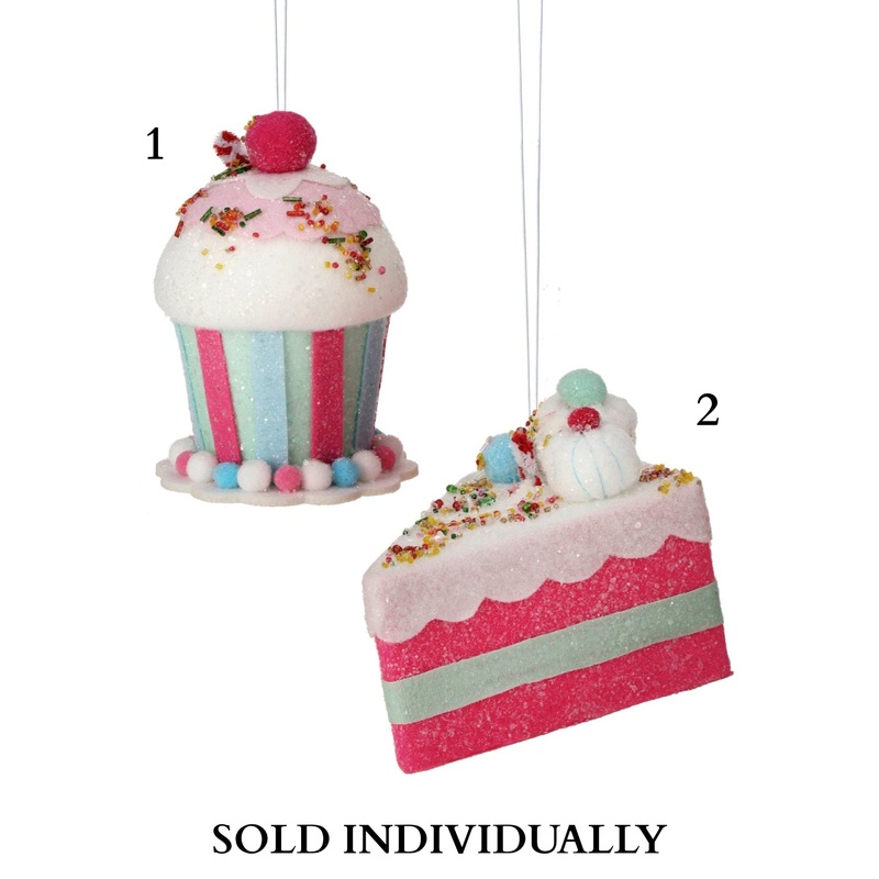 4.5-5.5 Sundae/Cake Ornament (2 Styles – Sold individually)