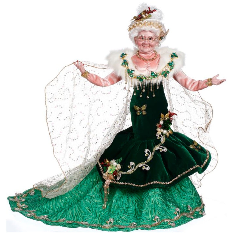 Emerald Glistening Mrs. C Large Figurine, 23
