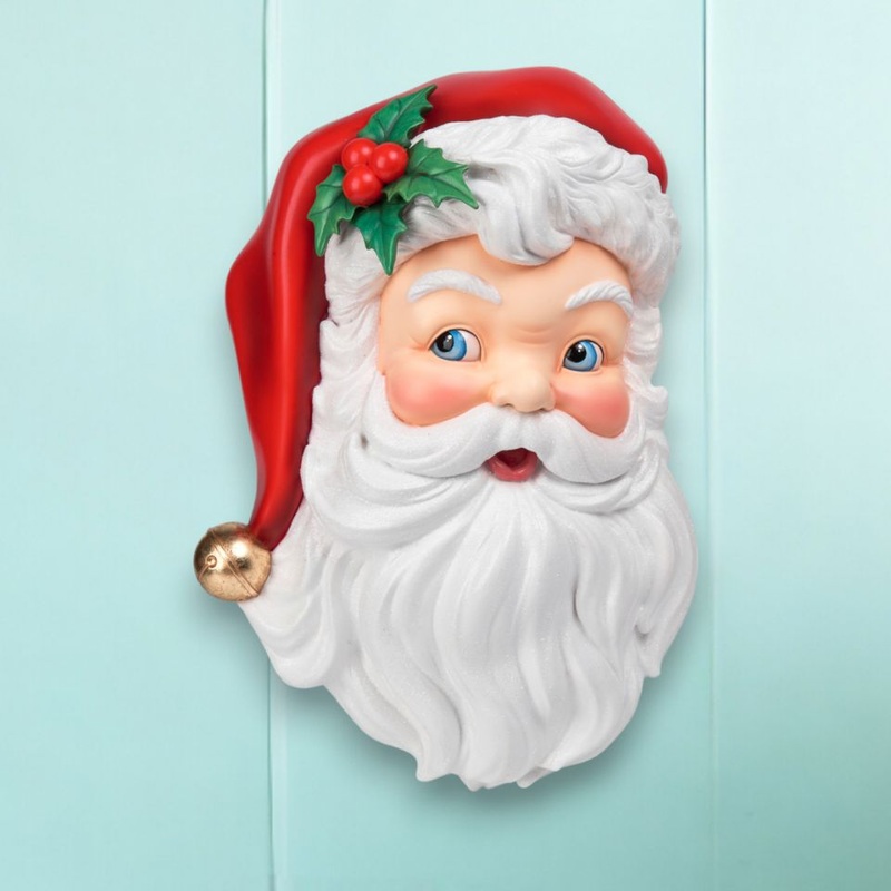 20 Vintage Santa Head Wall
