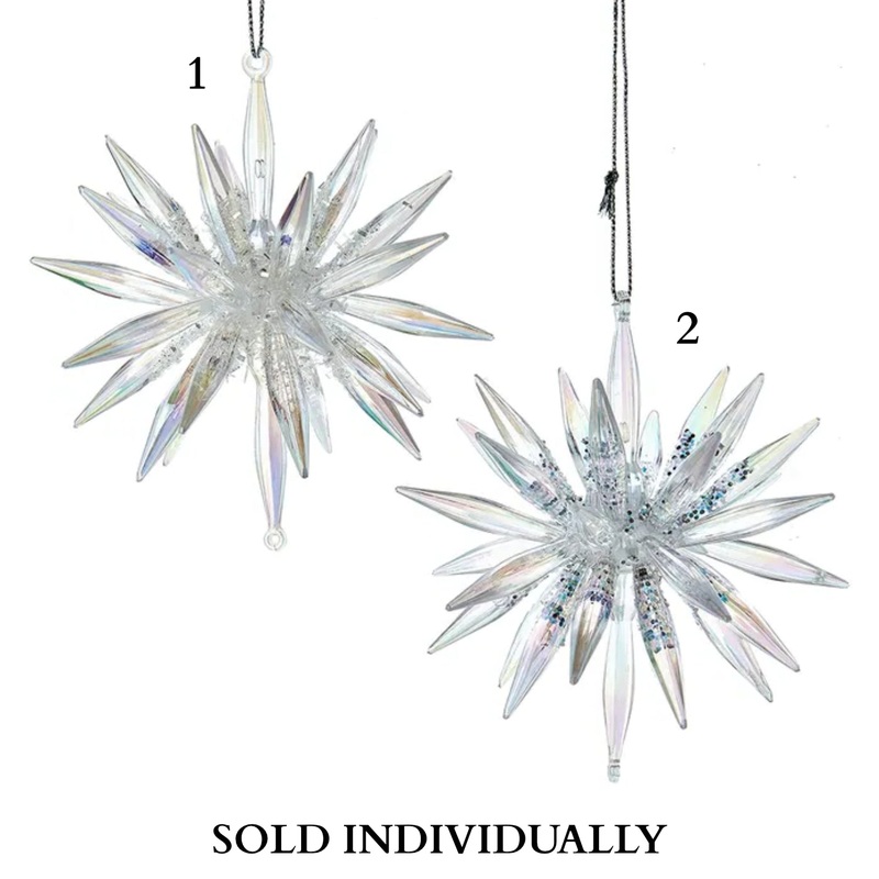 Starburst Ornaments (2 Styles  Sold individually)