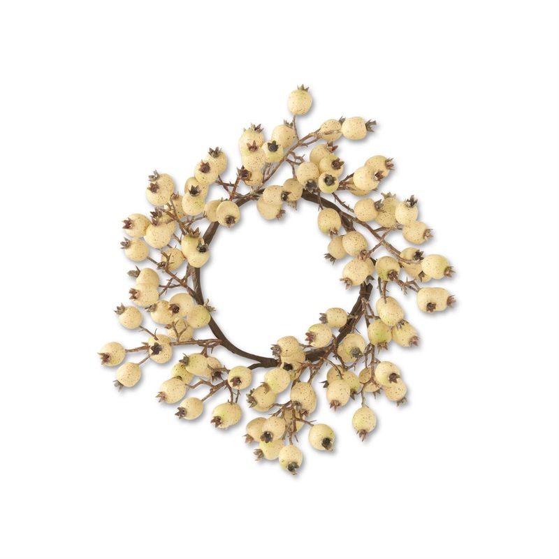 14 Cream Rosehip Candle Ring