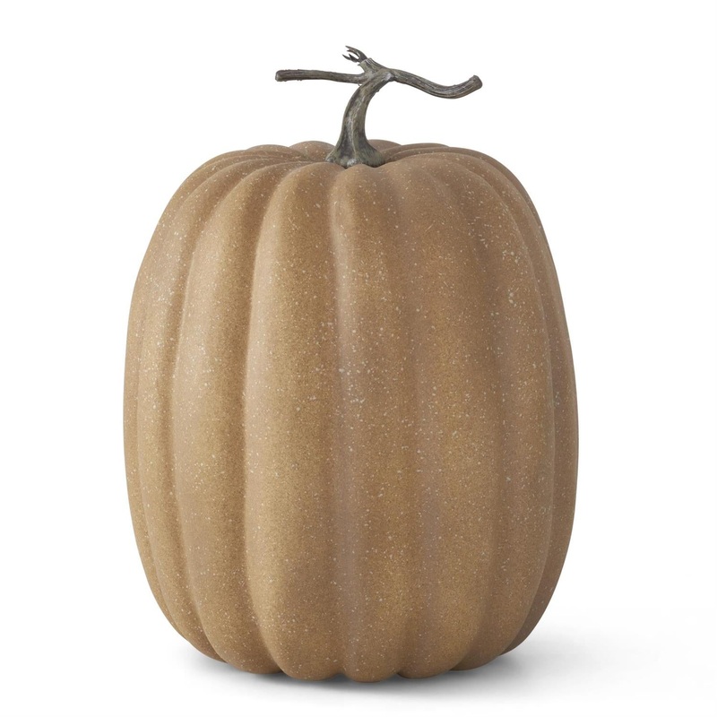 Brown & Cream Speckled Pumpkin, 19
