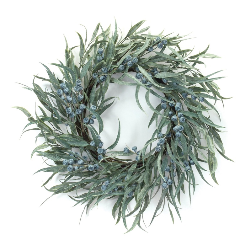 Long Blade Eucalyptus Wreath, 26D