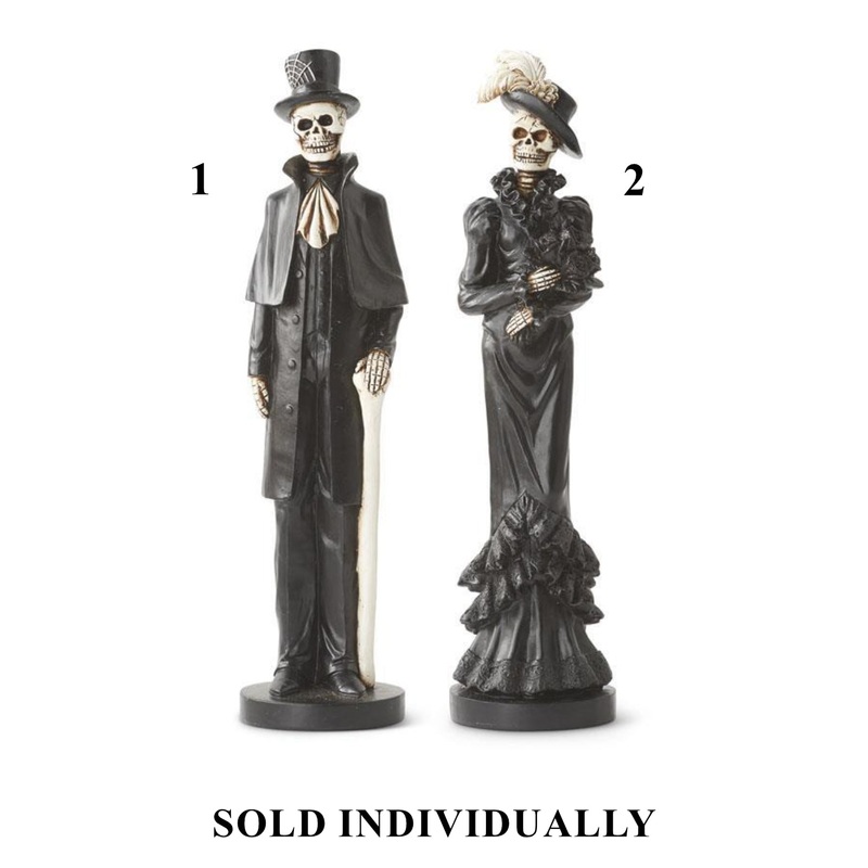 Resin Skeletons on Base, 12 (2 styles – sold individually)