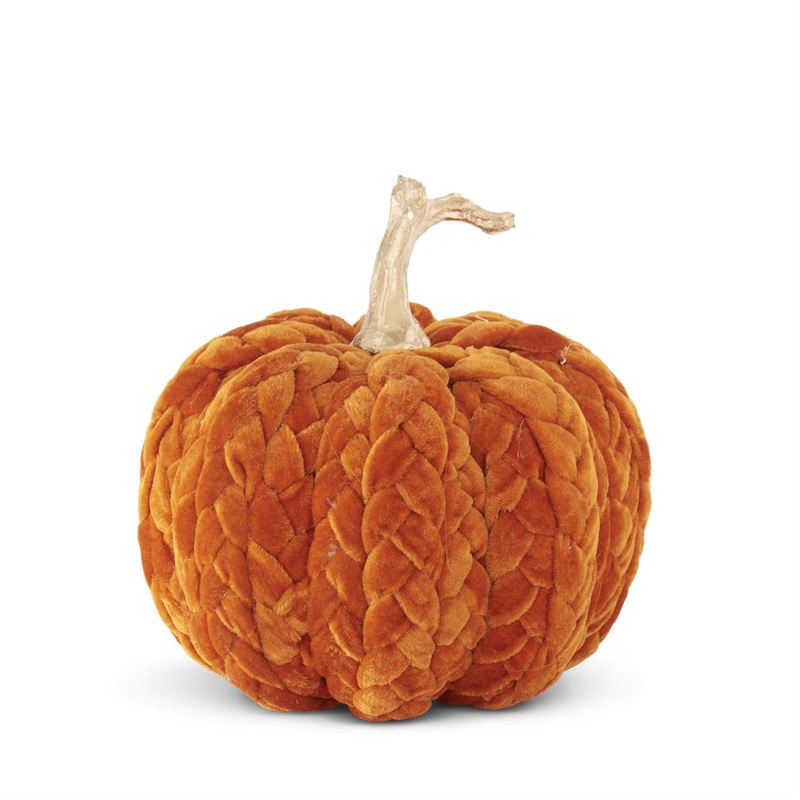 Rust Orange Braided Pumpkin, 8