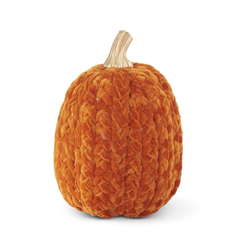 Rust Orange Braided Pumpkin, 9.75