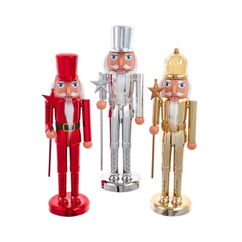 11 King and Soldier Nutcracker (sold individually)