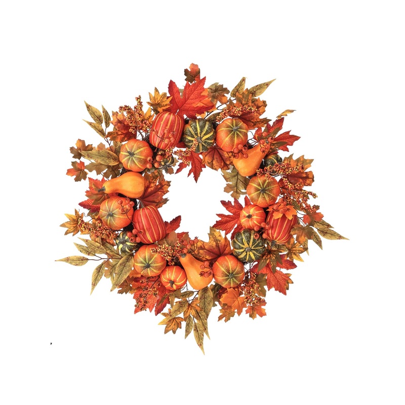 Autumnal Gourd/Berry Wreath, 30