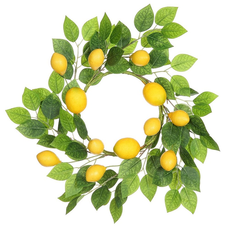 Lemon Wreath, 15.75 (Yellow)