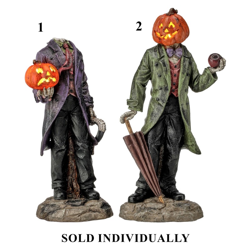 Resin Pumpkin Men, 16 (2 styles – sold individually)