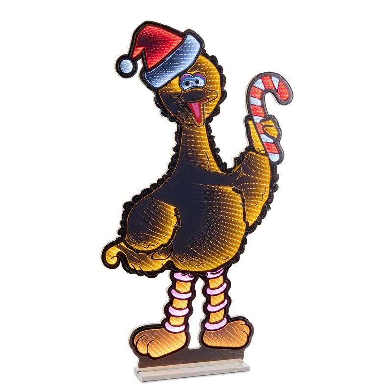 Sesame Street Big Bird Infinity Light w/UL Plug, 47, Acrylic