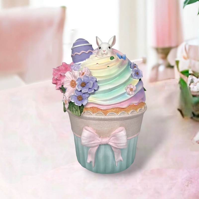 Spring Cupcake w/Flowers