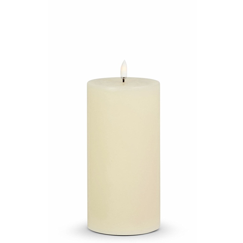 Ivory Pillar Candle, 3.5 x 7