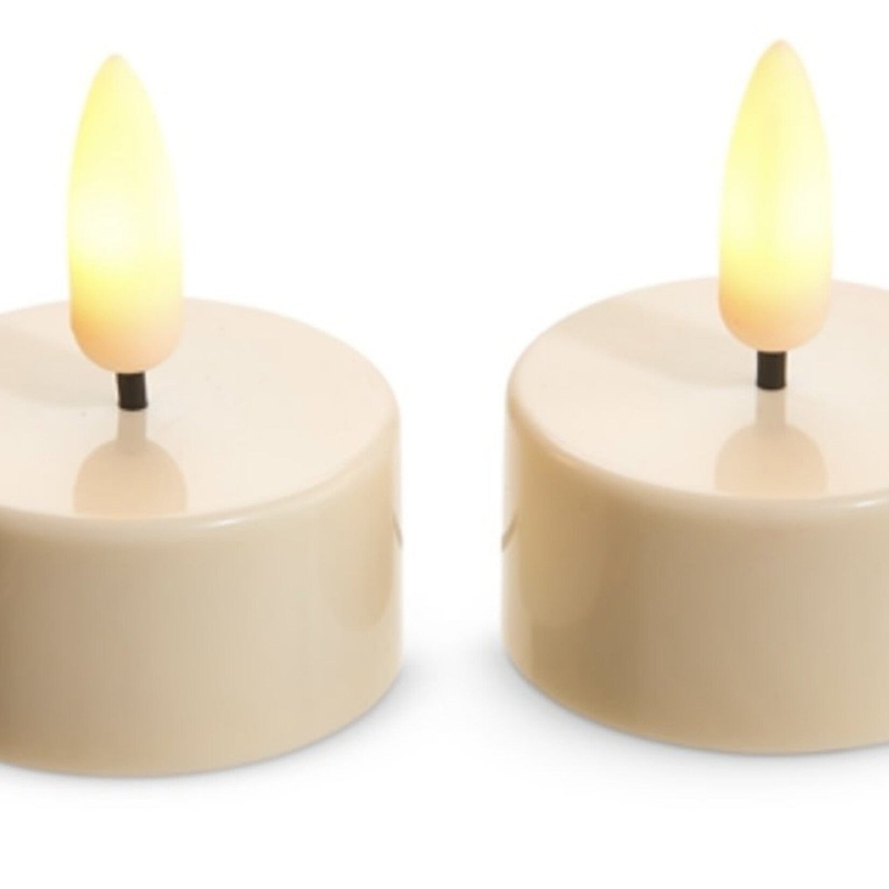 Ivory Tealights, 1.5 x 1 (Set of 2)