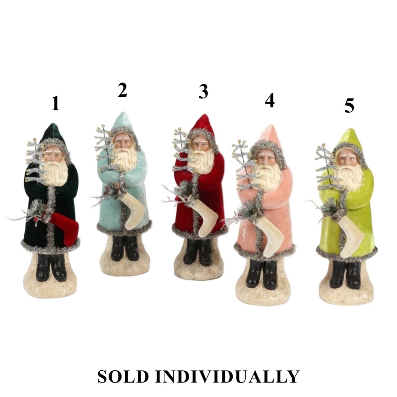 Large Belsnickel Santa Figurine, 16.5 (5 styles – sold individually)