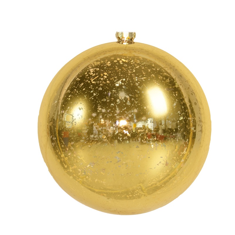 Shatterproof Gold Mercury Ball Ornament, 8 (200MM)