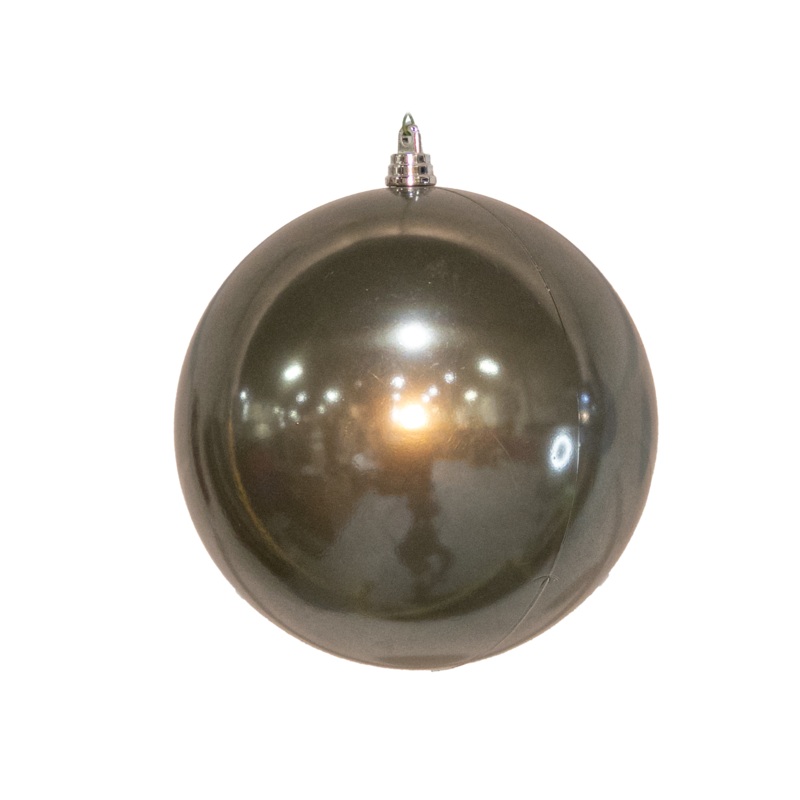 Shatterproof Pewter Pearlized Ball Ornament, 6 (150MM)