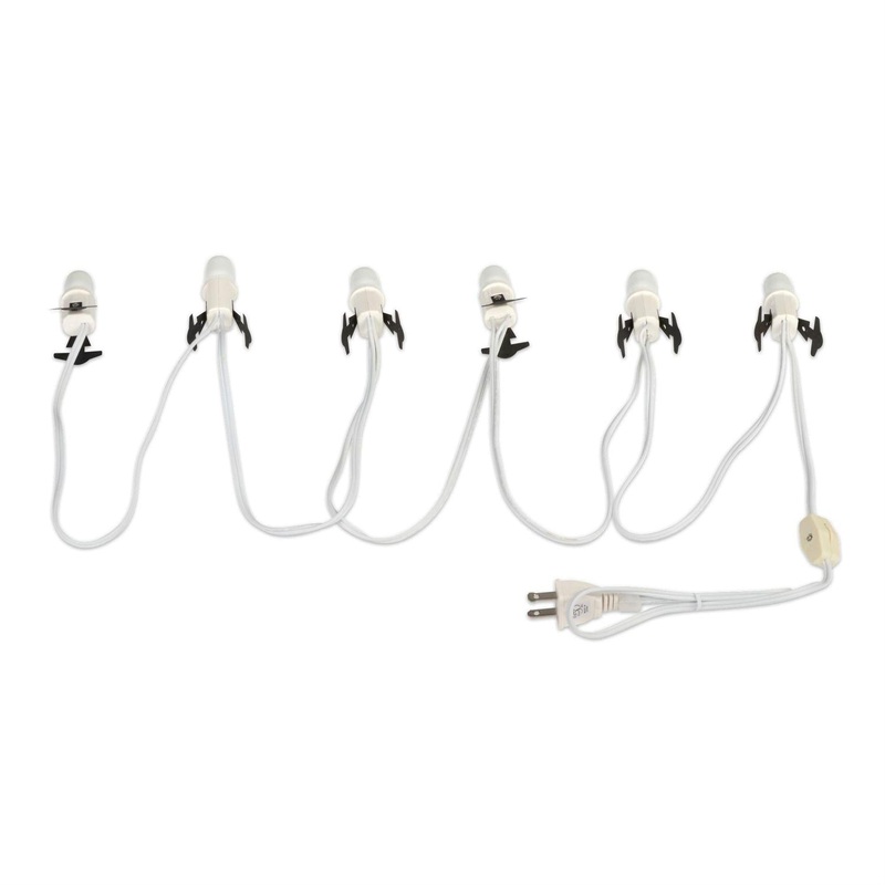 Village Accessories – 6 Socket Lite Set W/Bulbs