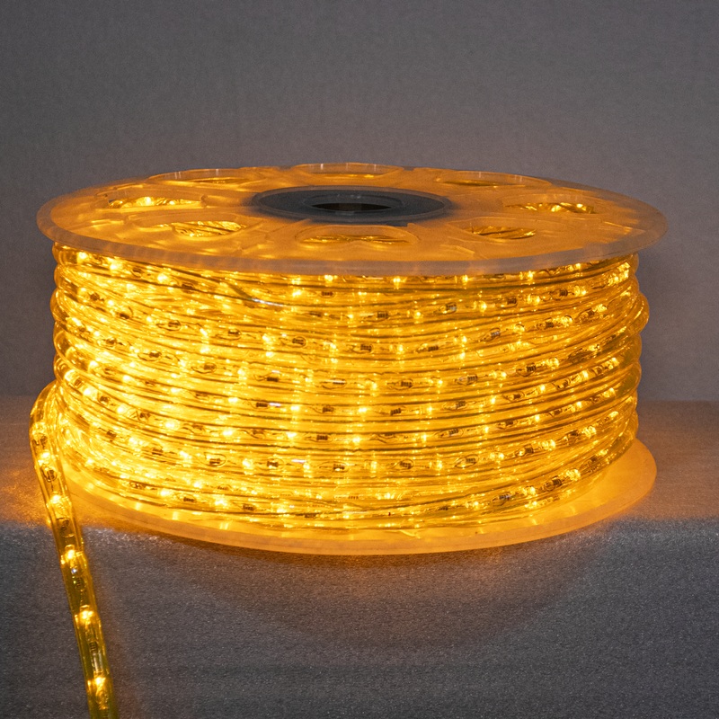 164′ LED Rope Light 3D in Amber