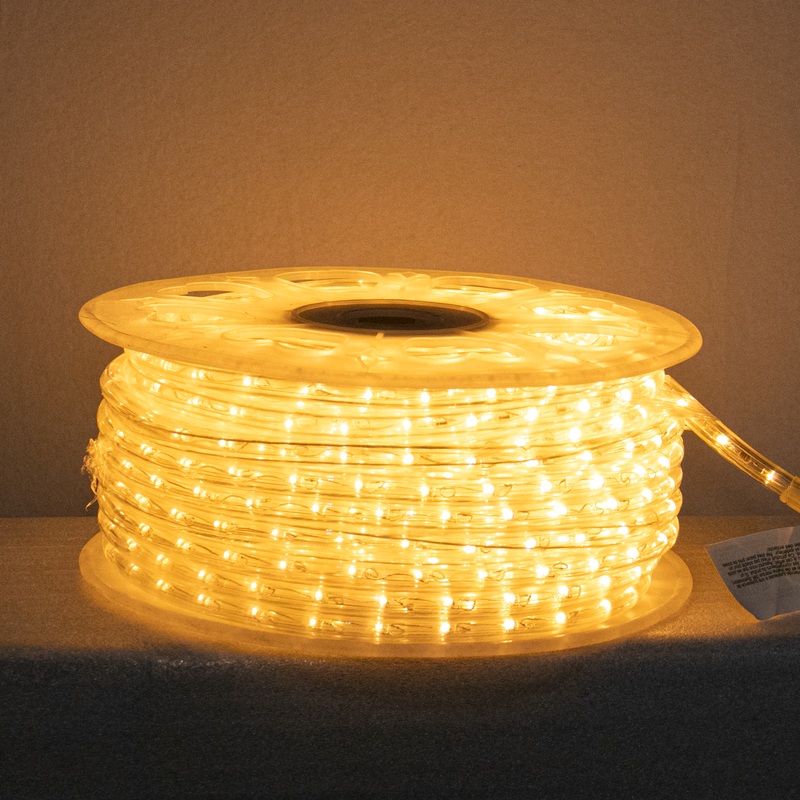 164′ LED Rope Light 3D in warm white