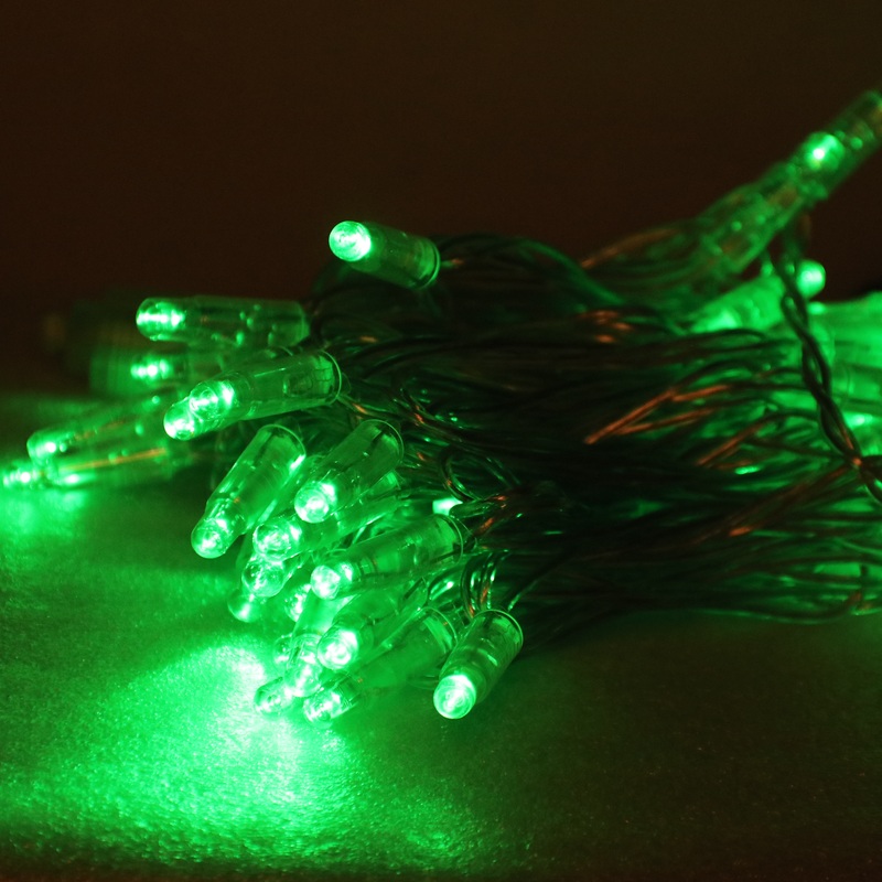 24V Green LED String Lite PVC Low Voltage