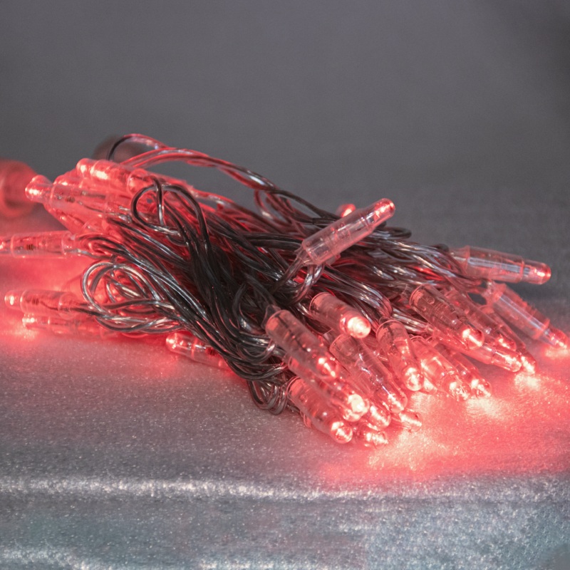 24V RED LED String Lite PVC Low Voltage